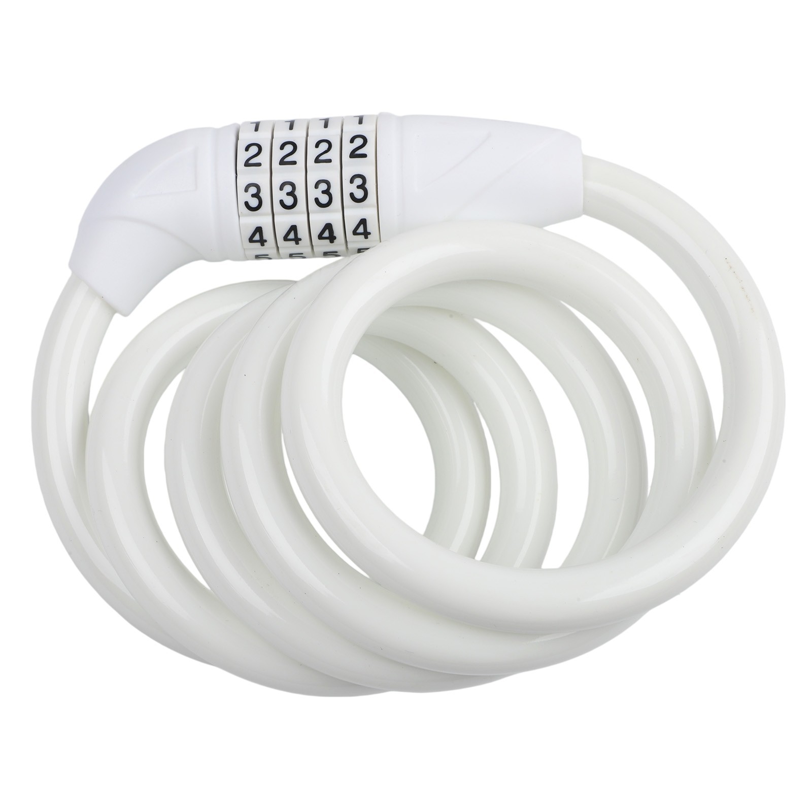 4 Digit Combination Bike Lock 120cm Steel Cable for Bicycle Safety