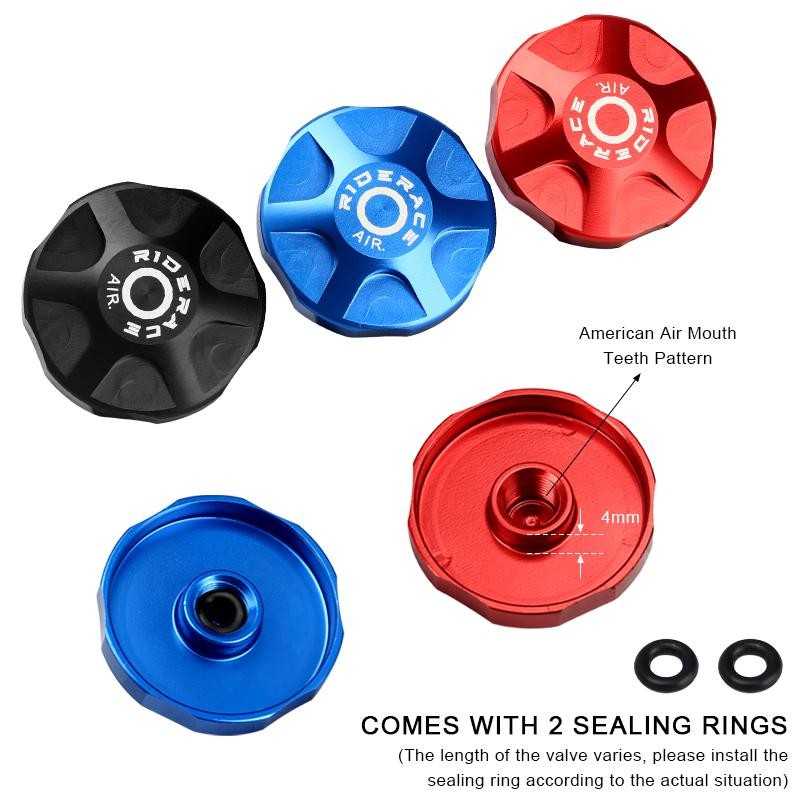 Bicycle Suspension Fork Cap Parts Shoulder Cover Aluminum Alloy Bike Air Gas for