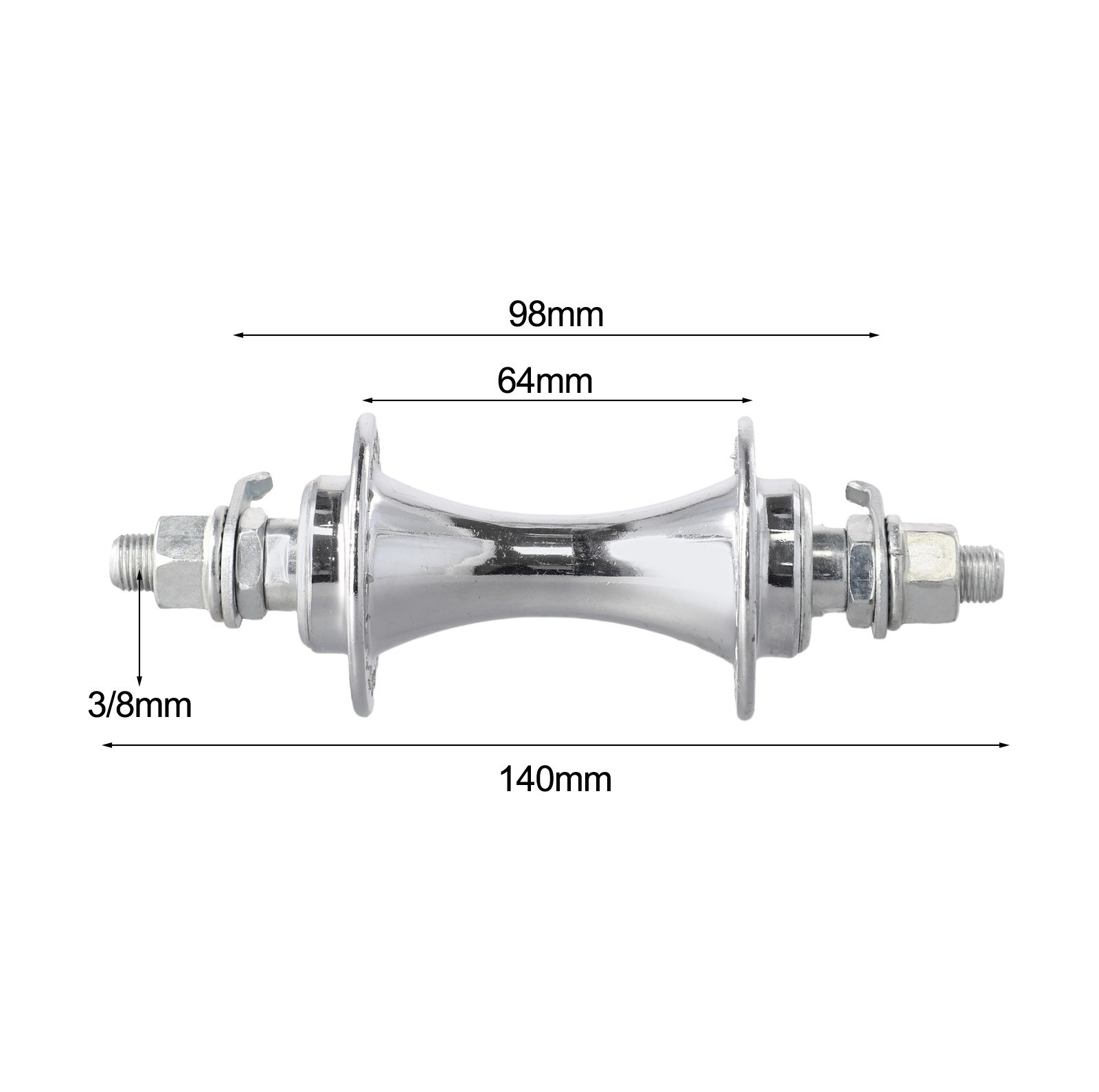 Brand New 1pc 36 Hole Bike Hub Bicycle Kits Iron Steel Rear 130MM Rear Drum 340g