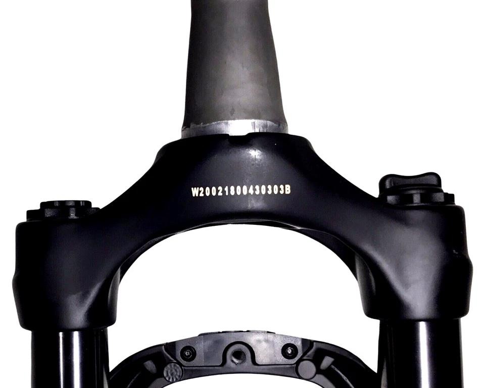 RST Volant 700C E‑Bike Fork 60mm Tapered PM Disc 9×100 QR Coil Spring Black