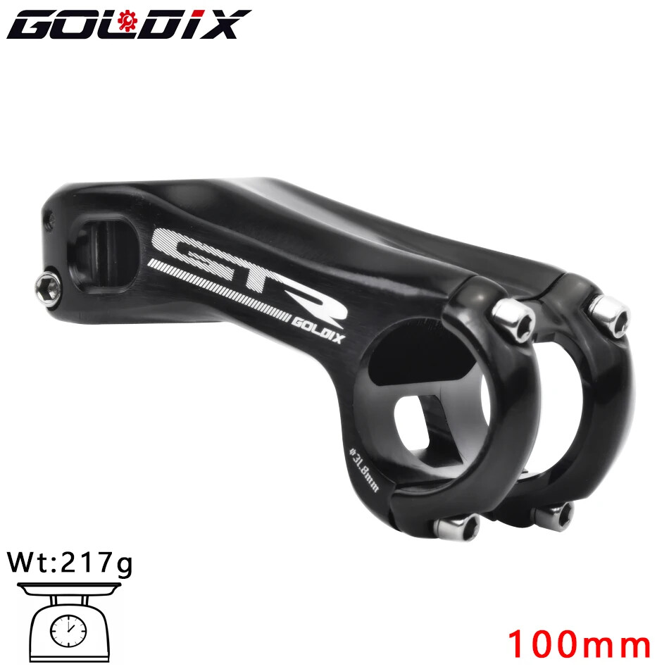 Bike Stem 80mm/90mm/100mm MTB Power Stem -17 Degrees Bicycle Table Compatible