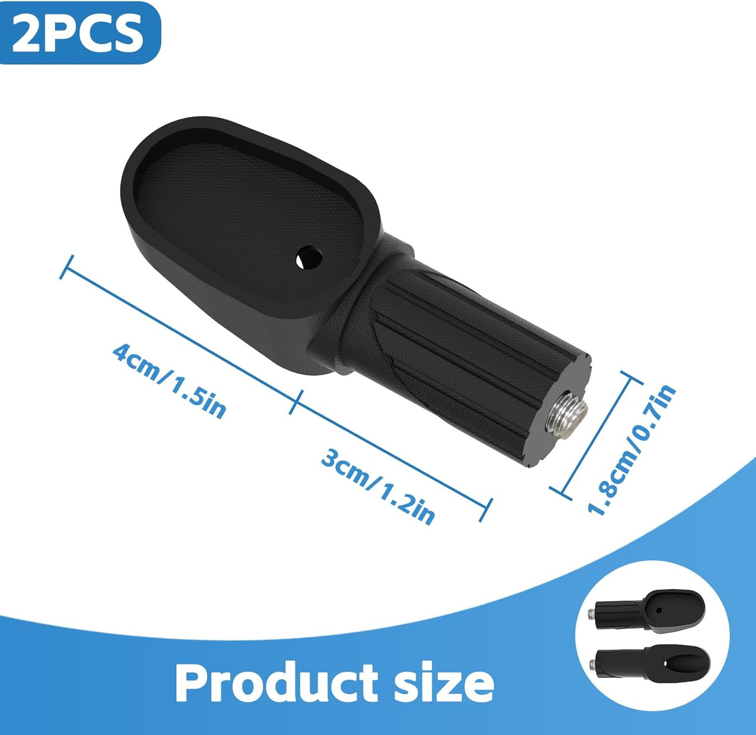 2Pcs Adapters for SRAM AXS Wireless Blips, Recumbent Bar Mounts, Aerodynamic En