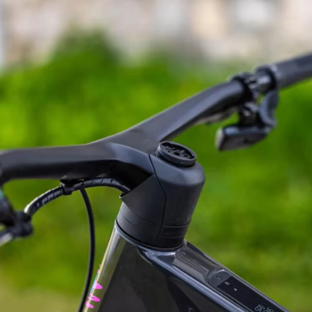 Integrated Mountain Bike Carbon Handlebar Stem 15/25mm Rise 4°/5° Angle 40/50mm