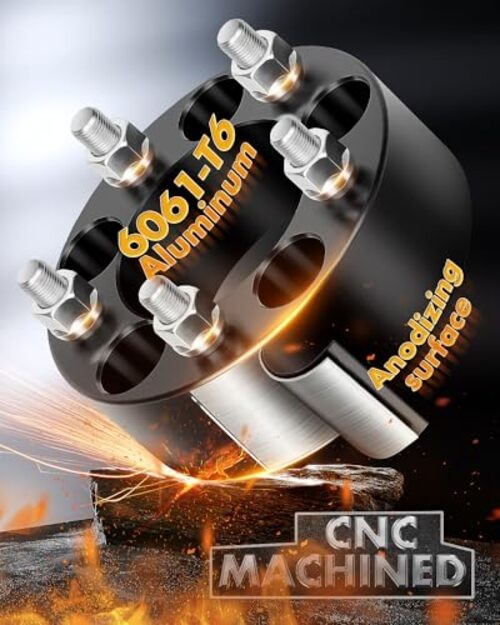 2 inch 5×4.5 Wheel Spacers for XJ KJ KK TJ ZJ, 80.5mm Hub Bore, 1/2″-20