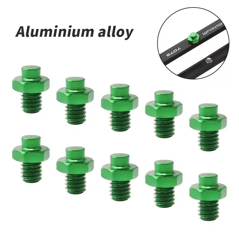 10pcs Pedal Bolts M4 Pedal Screws Aluminum Alloy Anti-skid Pedal Pin Bike Parts