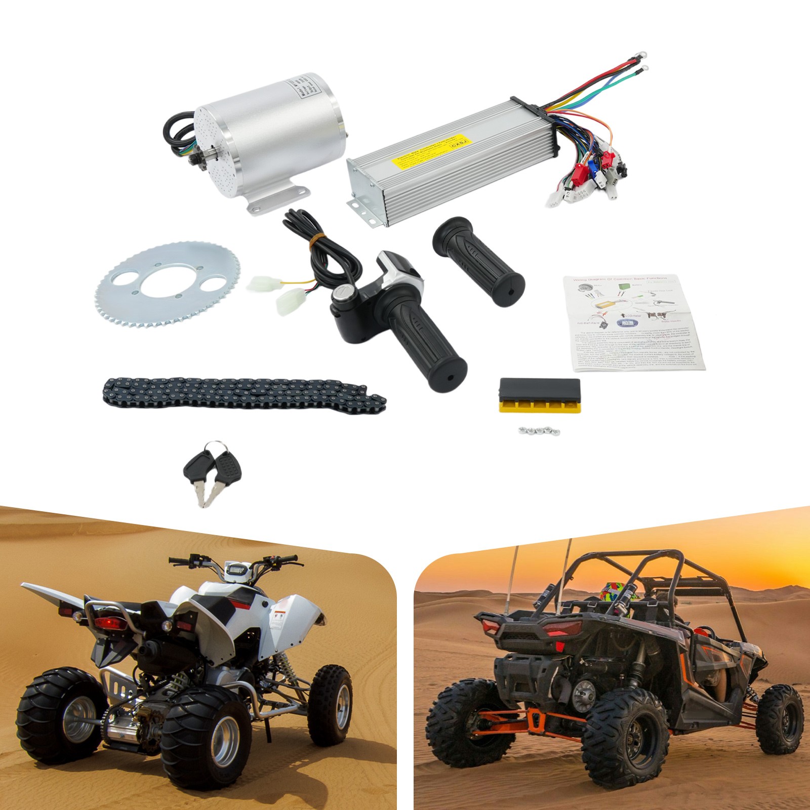 Electric Brushless DC Motor Kit Electric Motor Kit Electric Bike Conversion Kit