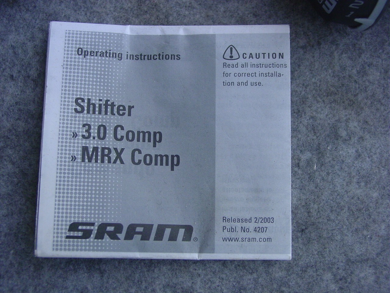 Sram Mrx Comp 3/7 Speed Shimano Compatible Twist Shift Grip Shift New
