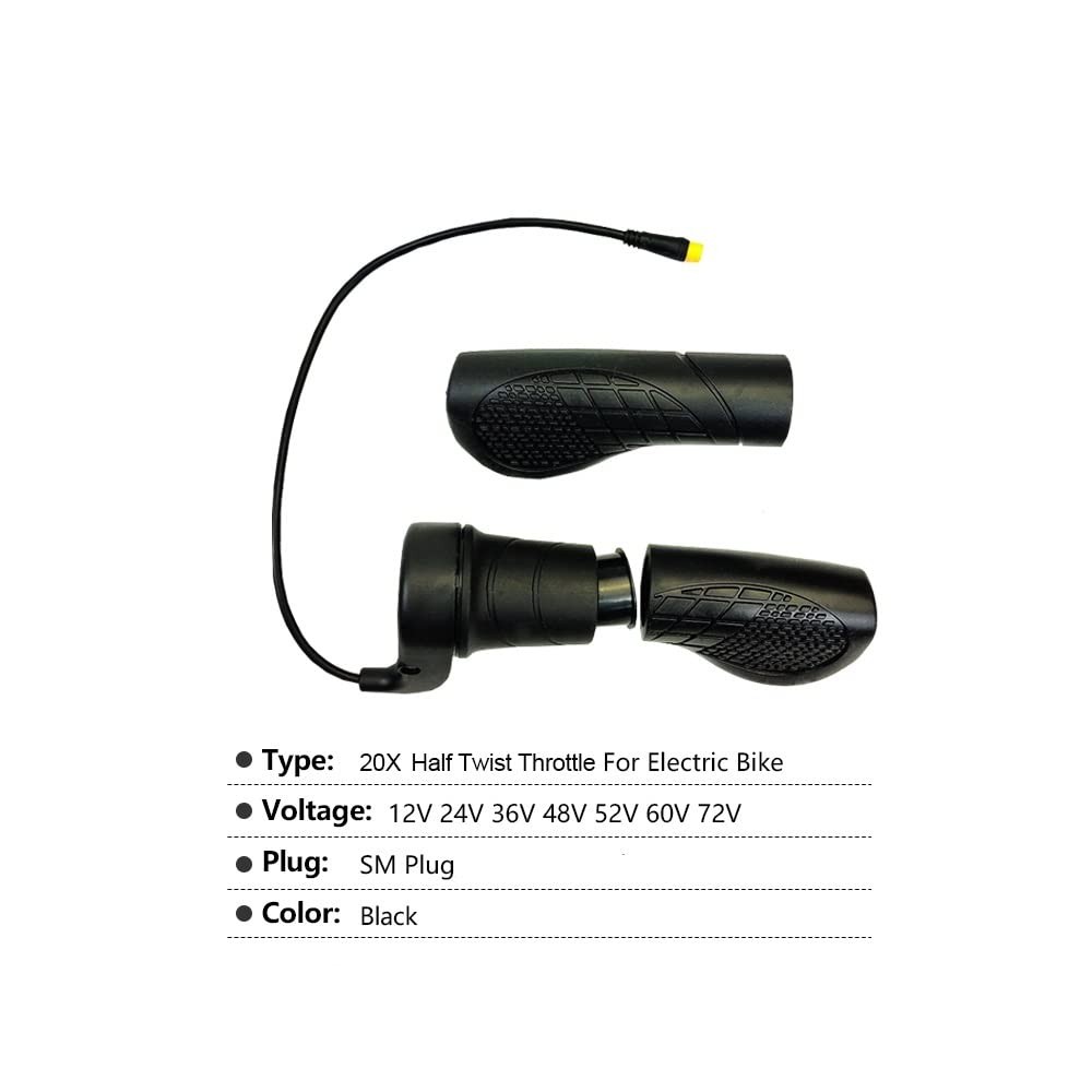Electric Bike 20X Half Twist Right Hand Throttle 12V/24V/36V/48V/60V/72V Wate…