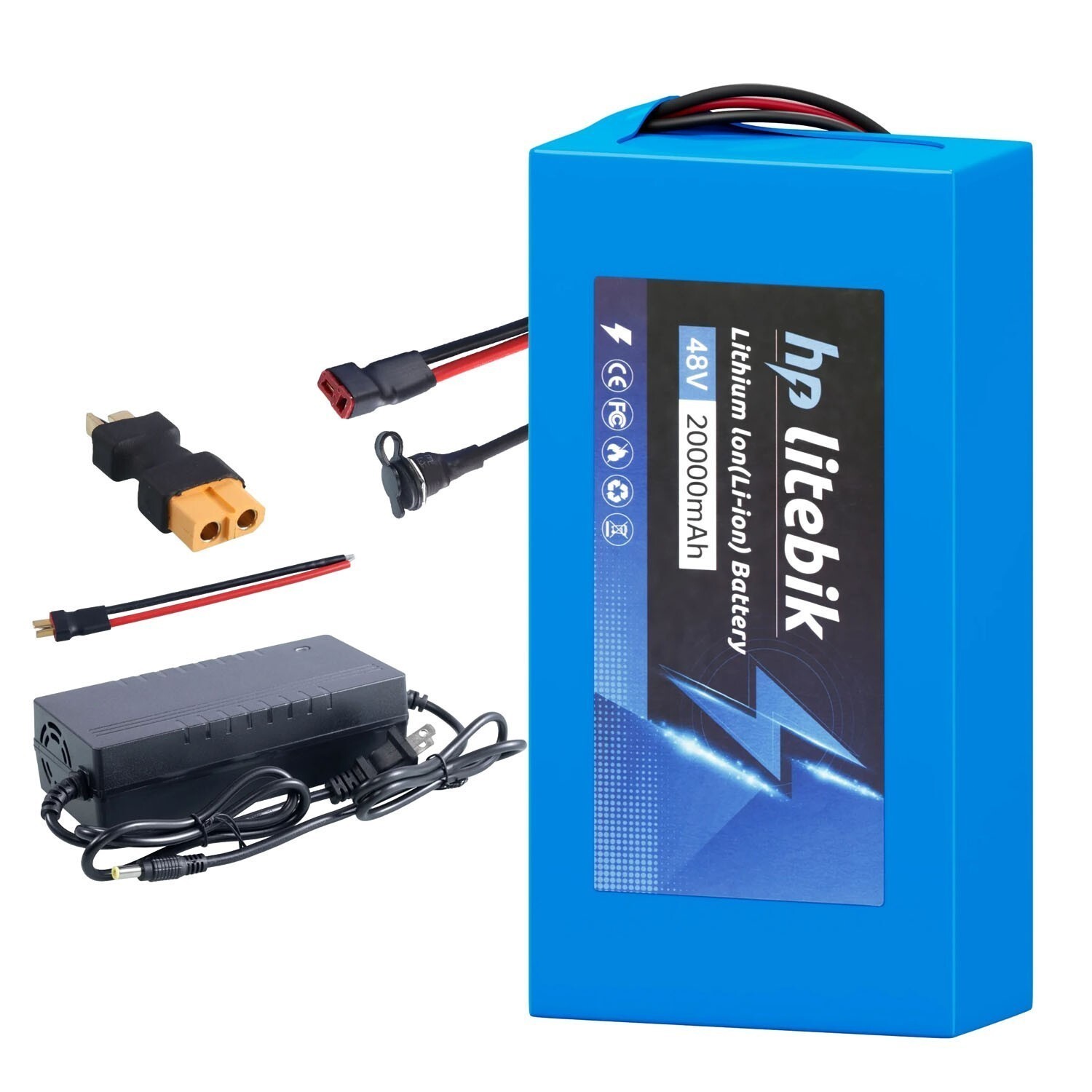 36V 20Ah Lithium ebike Battery For 100-1000W Electric Bicycle Bike Scooter Motor