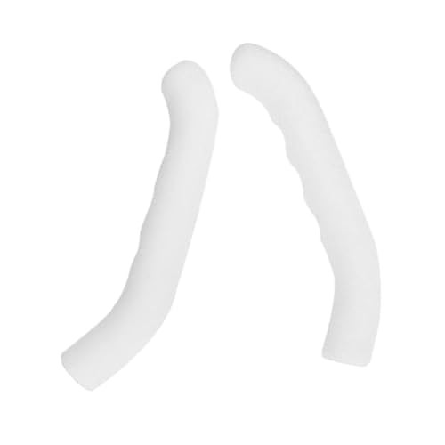1 Pair Brake Grip Cover Bike Brake Lever Cover Soft Anti-Slip Brake White