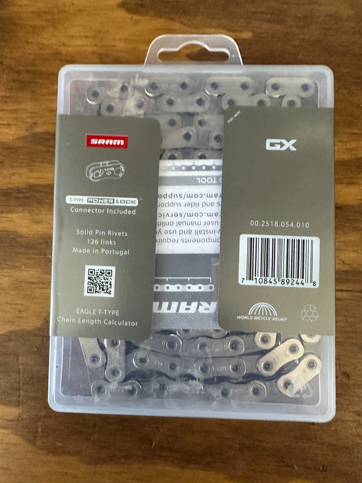 NEW SRAM GX Eagle T-Type Chain – 12-Speed, 126 Links (Brand New, Factory Sealed)