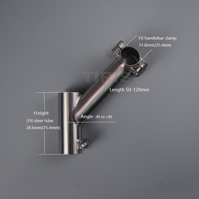 TIRIS BL13 Titanium Ultralight Quill Stem for Bicycle Pieces Custom Piece