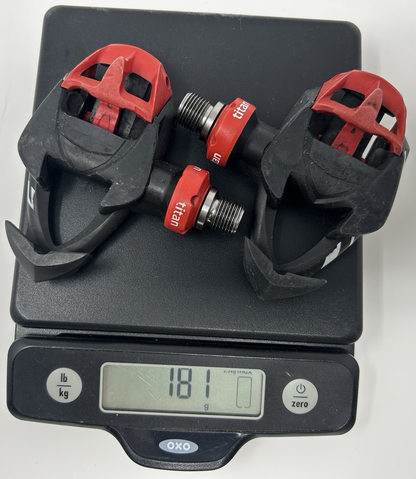 TIME CARBOFLEX TITAN Pedals 181 gr Made in France B10
