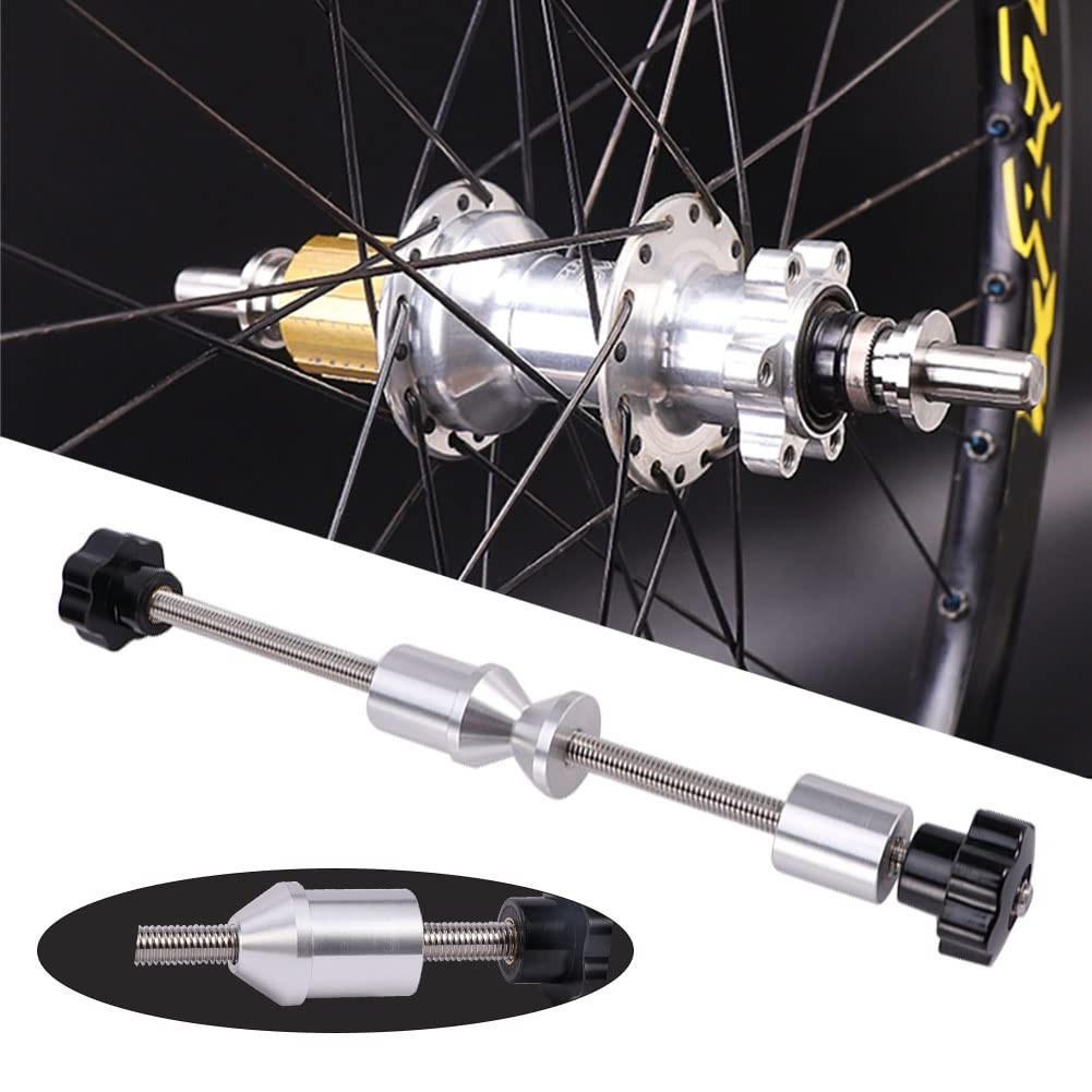 SYCOOVEN Bike Wheel Truing Stand Aluminium Alloy Thru 250 mm, As Picture Show