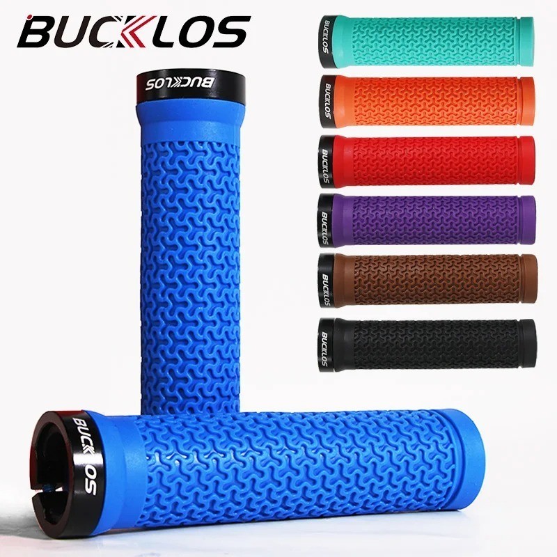 MTB Bicycle Handlebar Grips Rubber Anti-Slip Lock-On BMX Mountain Bike Covers