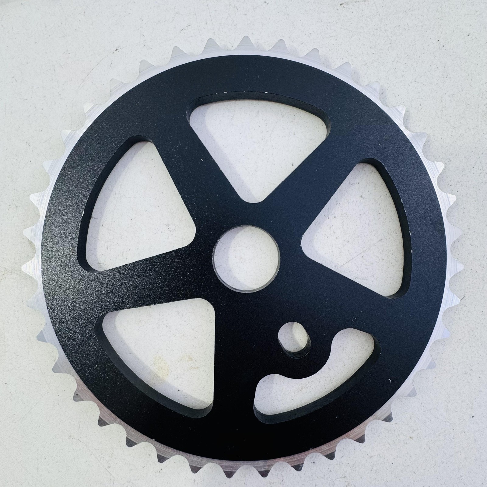 Hub Cog Sprocket Alloy Chainring 1/2 X 1/8 39T Black Bike Anode Single Speed A49