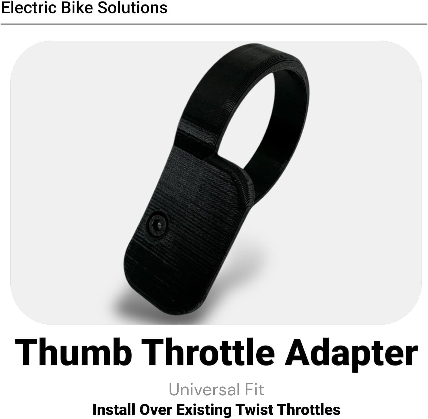 Thumb Throttle Adapter for E-Bikes – Convert Twist Throttle to Thumb Control