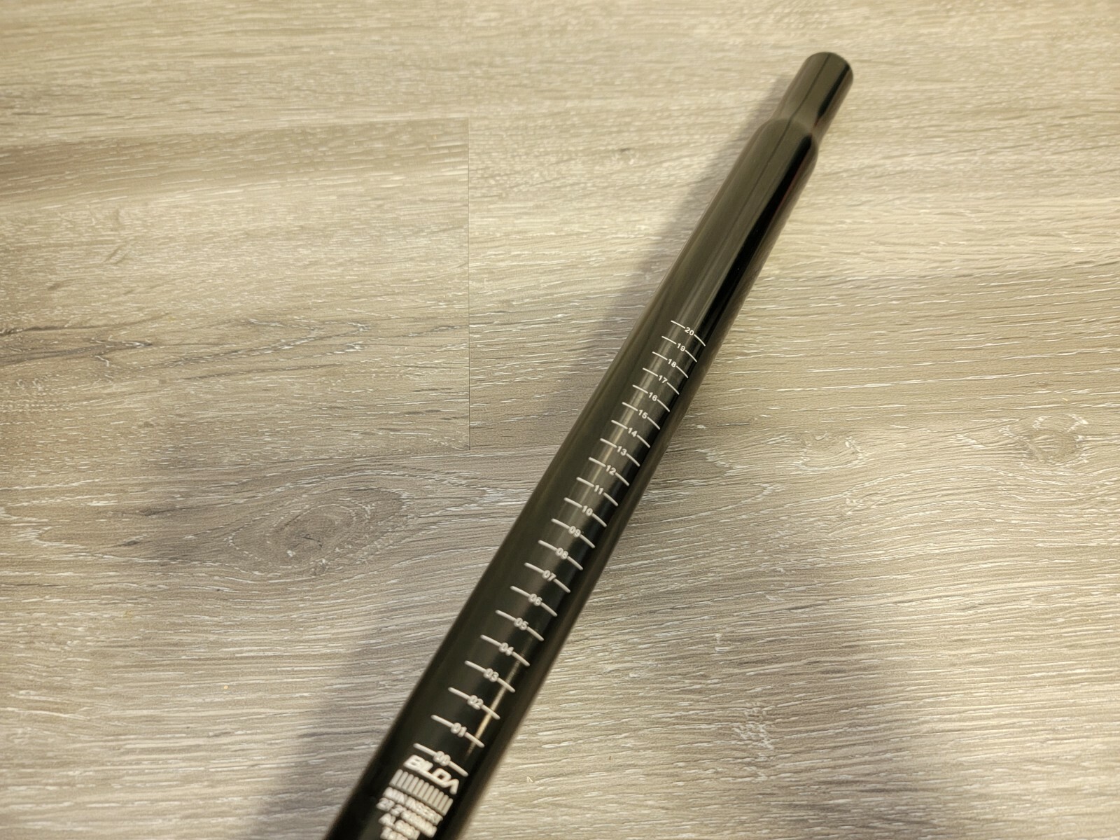 OEM Bike Seatpost Aluminum 27.2 X 400mm Black Straight Hybrid Mountain Long