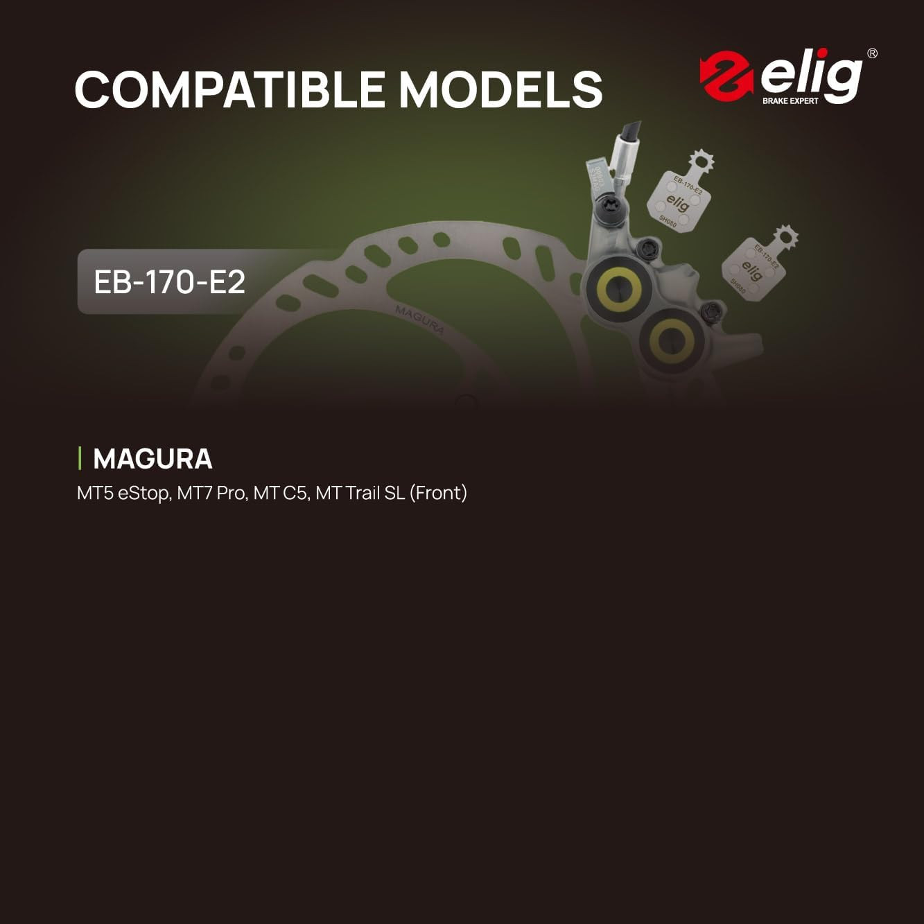 Bike Disc Brake Pads for Magura MT5 Estop, MT7 Pro, MT C5, MT Trail SL 4 Piston｜