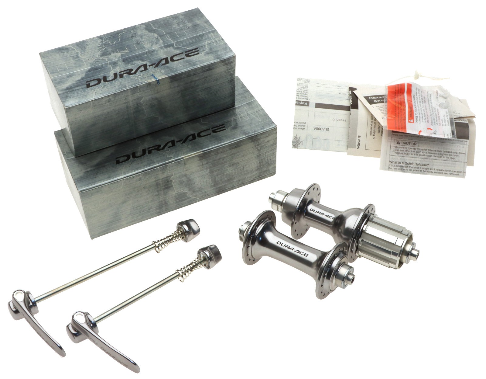 Shimano Dura-Ace HB 7800 Hubset Road 28h 100/130mm QR 10/9/8 Speed NEW NOS