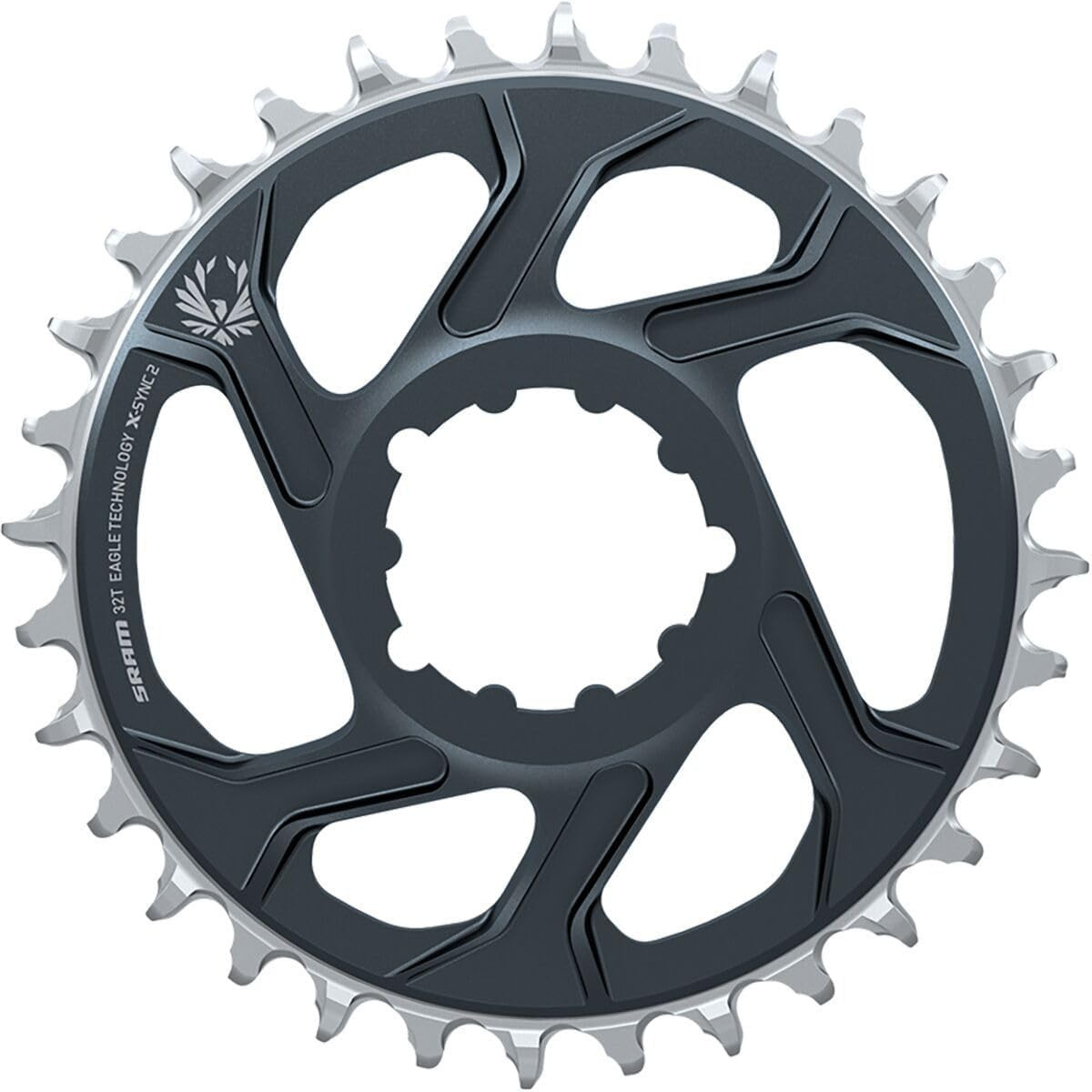 Eagle Chainring Teeth: 32, Speed: 11/12, BCD: Direct Mount, Aluminum, Lunar/Pola