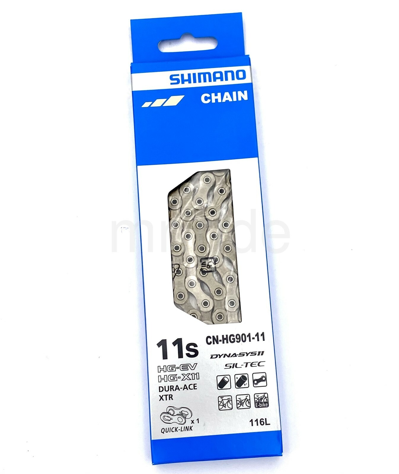 Shimano CN-HG901-11 11-speed 116L XTR / Dura Ace / E-Bike w/Quick-Link Chain NIB