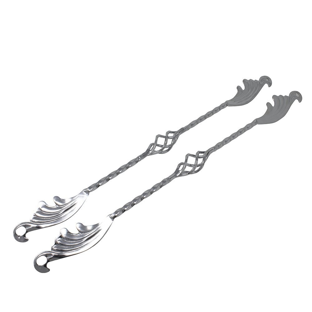 Fenix Lowrider Wing Cage Square Twisted Spring Fork Bars Chrome, Chrome