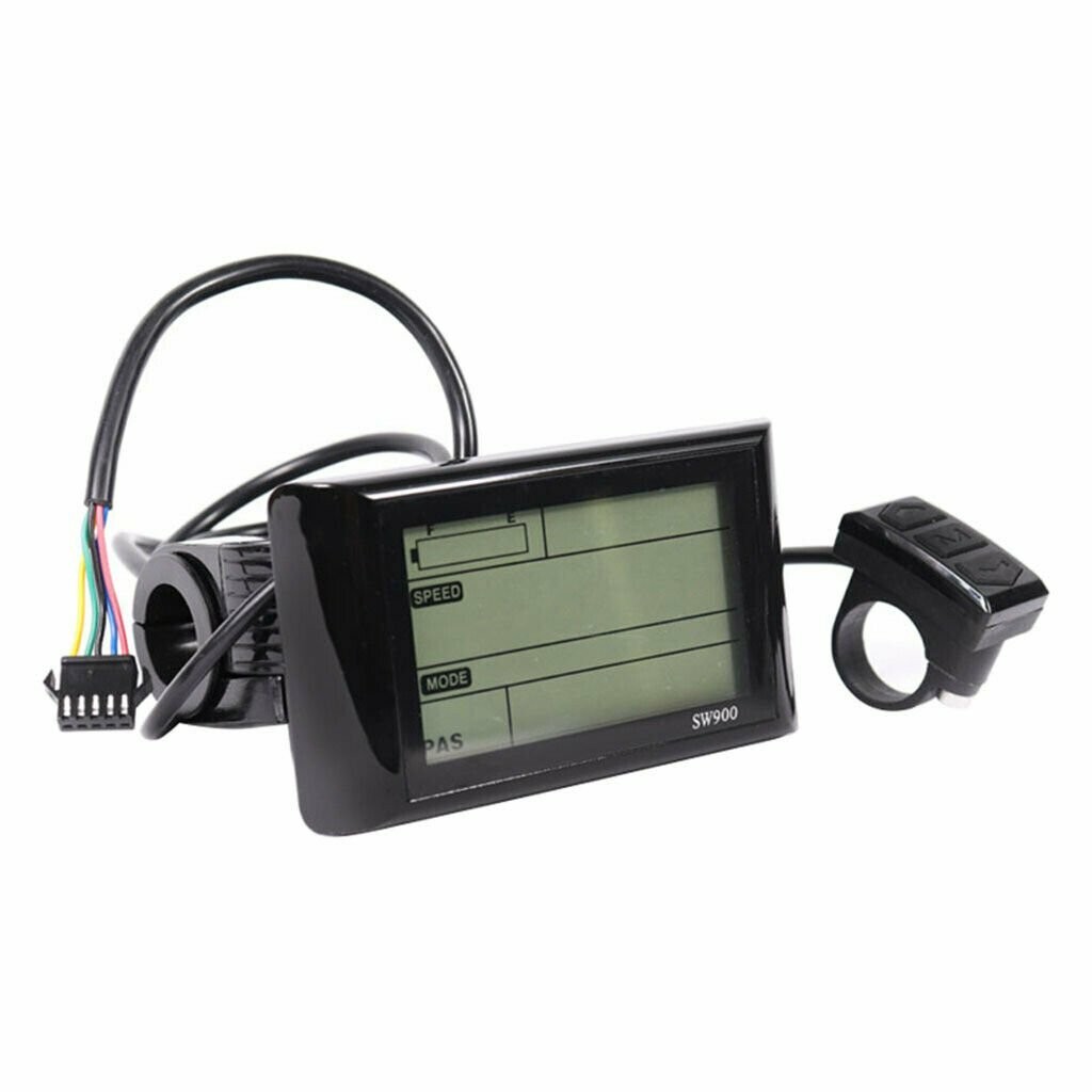 SW900 LCD Display for E-Bike Compatible with 24V 36V 48V Electric Bicycle SDE