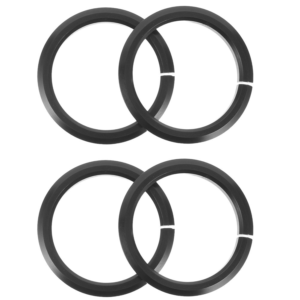 4 Pcs Bicycle Bottom Gasket Headset Base Ring Aluminum Alloy Front Fork Spacer
