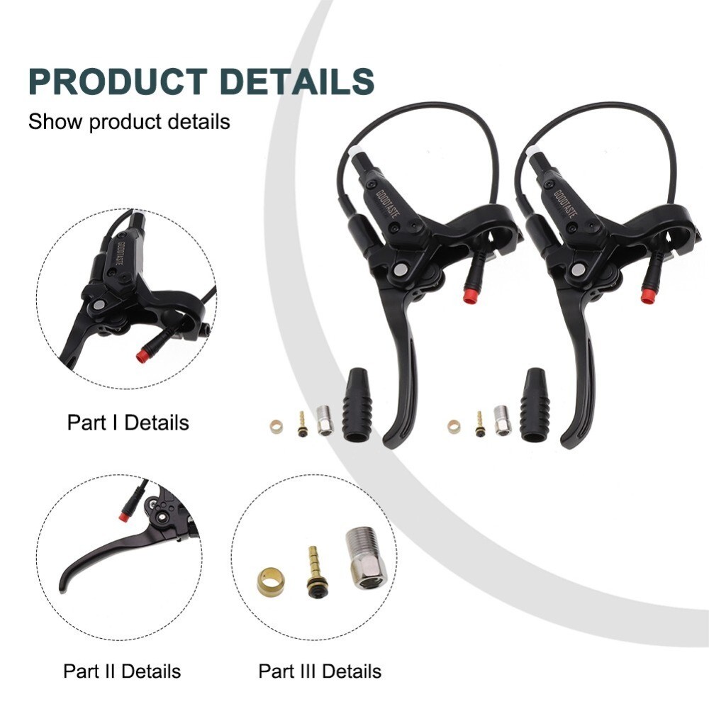 Goodtaste GT03 Power off Oil 2 pin E bike Brake Handle Waterproof Brake Lever