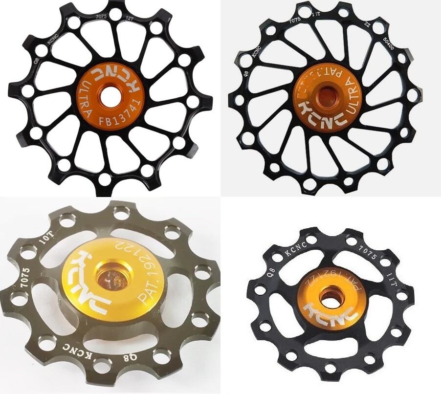 1PC 10T 11T 12T 13T 14T 15 TKCNC Jockey Wheel Rear Derailleur Pulley BLACK LIGHT