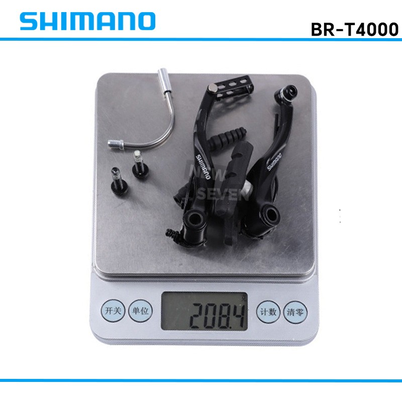 SHIMANO Alivio BR-T4000 Front&Rear MTB V-Brake Calipers Set Black-Bulk
