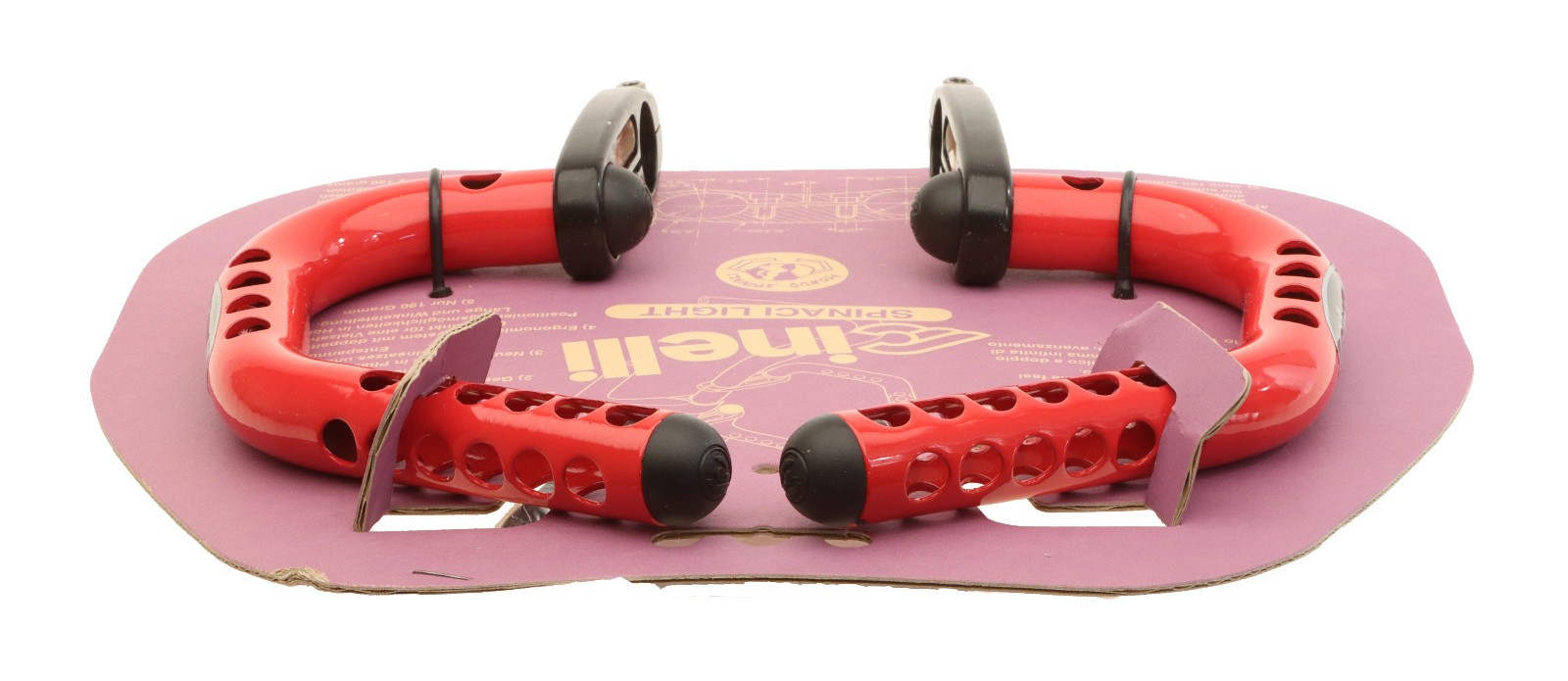 Cinelli Spinaci Light Handlebar Extensions Holes Red/Black Time Trial NEW NOS