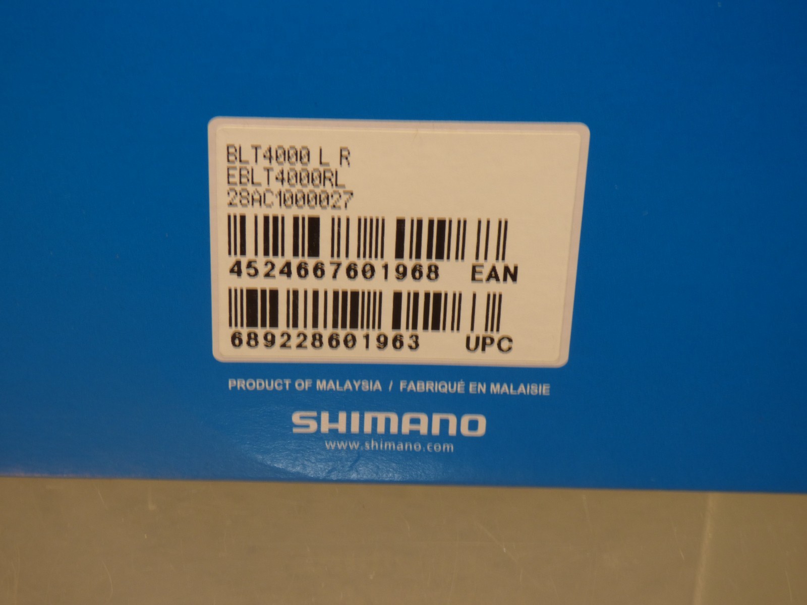 New SHIMANO Alivio V-Brake Lever SET BL-T4000 Left & Right Black NIB