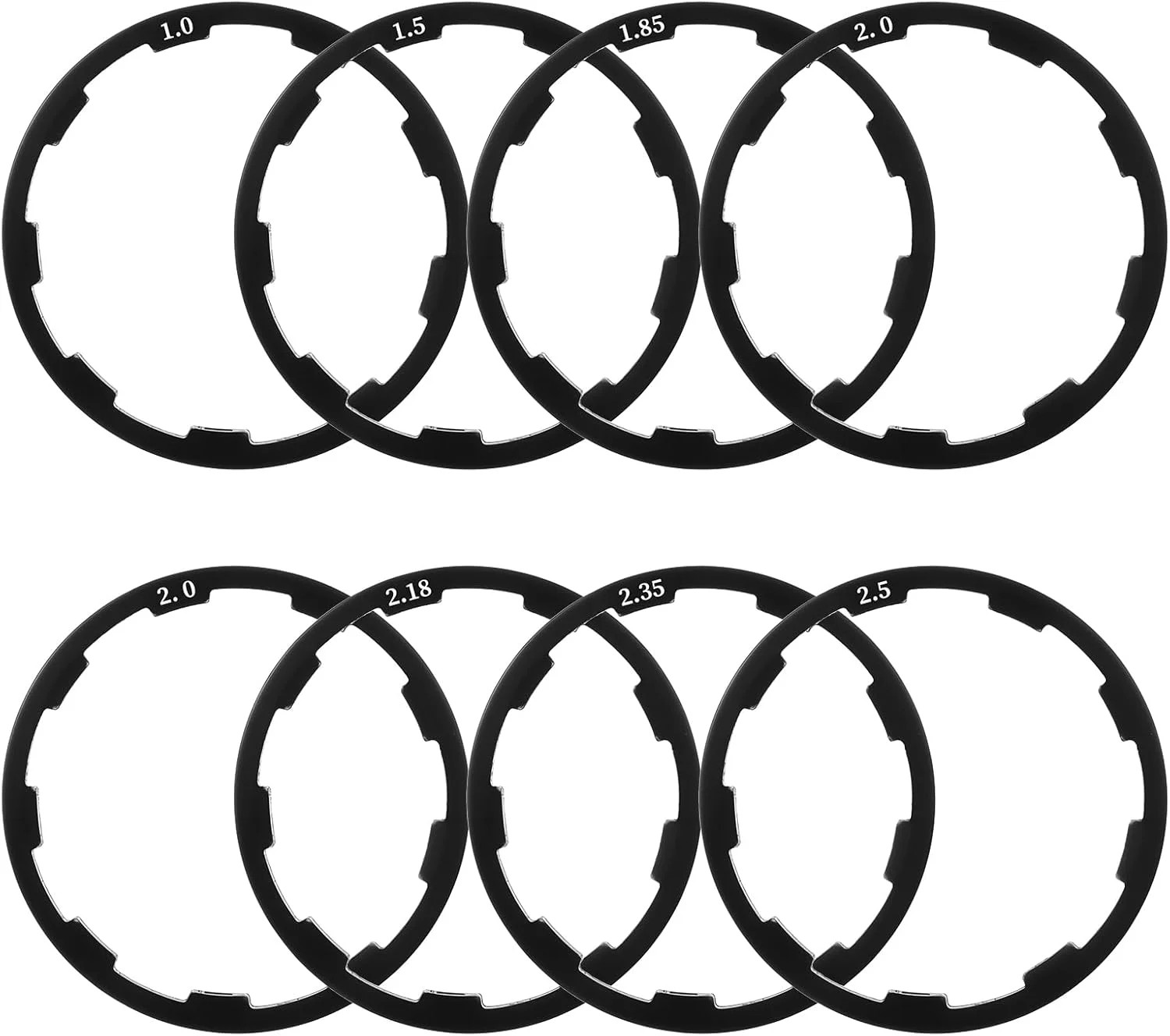Aluminum Alloy Bike Cassette Spacer Set for 7-11 Speed Bottom Brackets