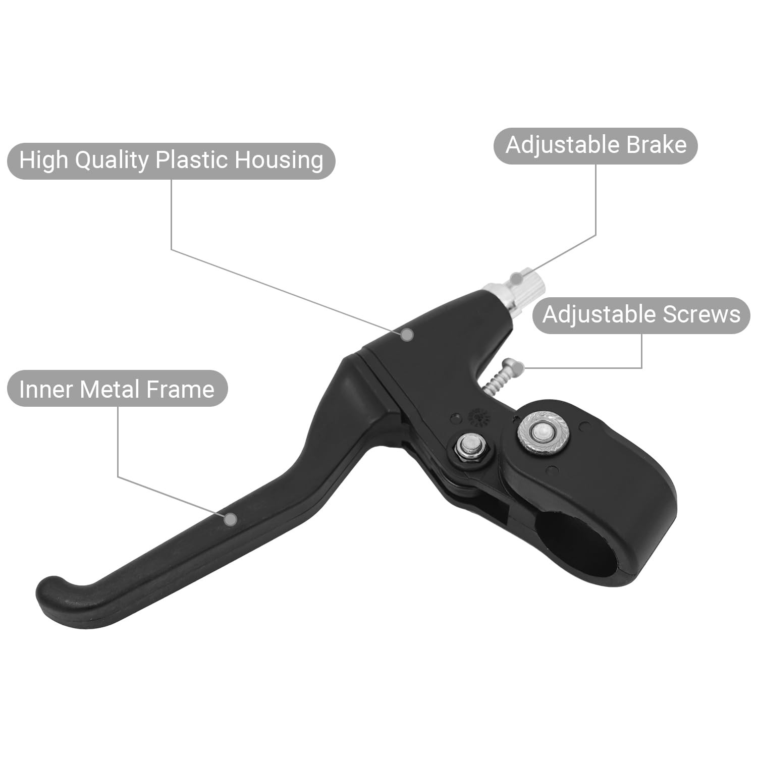 Universal Bicycle Brake Levers Set Pair 22mm Handlebar Brake Lever Assembly