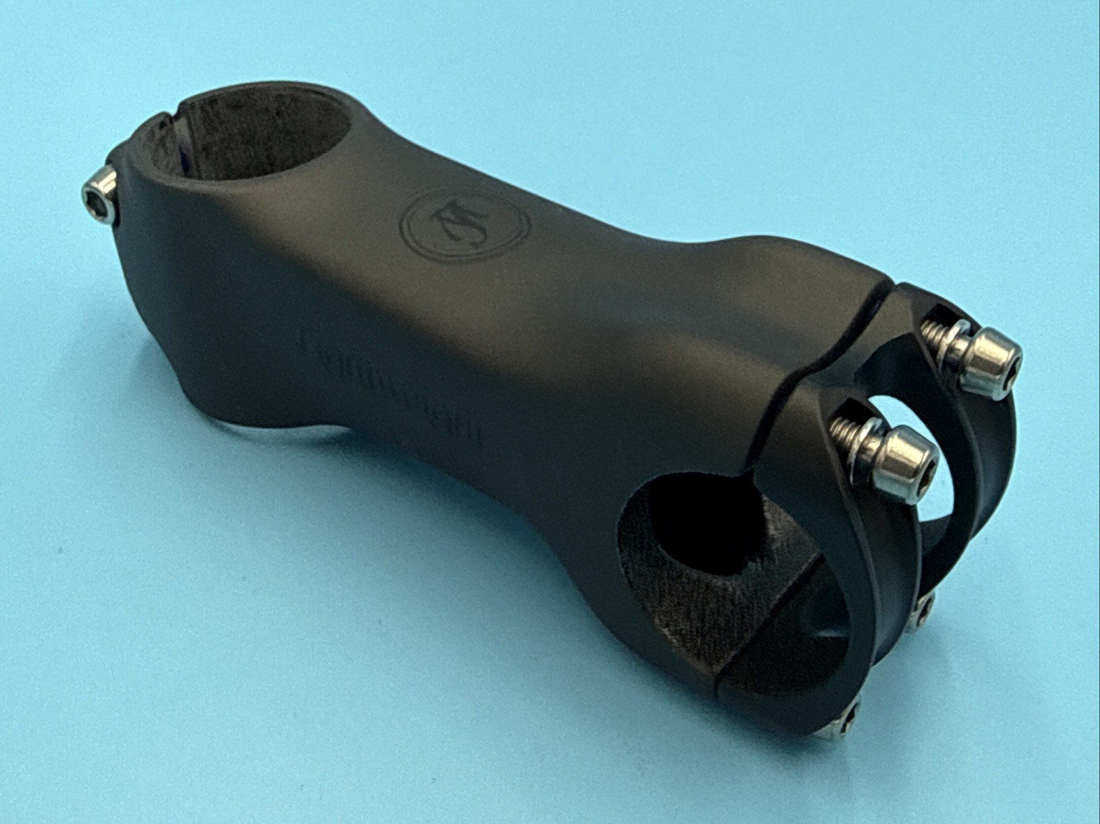 Lightweight GERMANY Bügelhalter SCHWARZ ED 90mm Carbon Fiber 1-1/8″ Stem NO BOX!