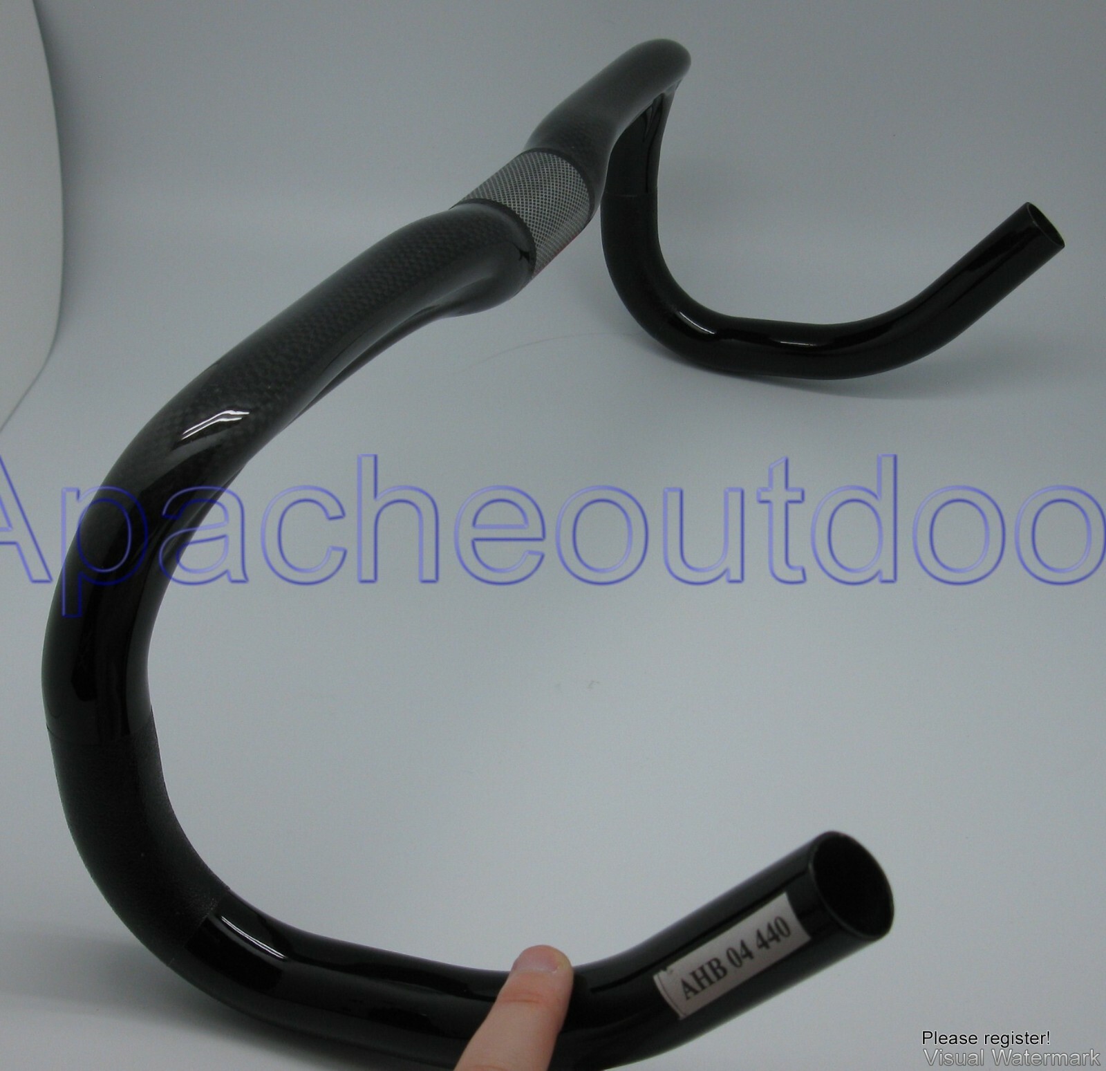 Road Bicycle Carbon Handlebar Drop Bar Bent 31.8mm 225g 3K 420/440/460mm AHB04