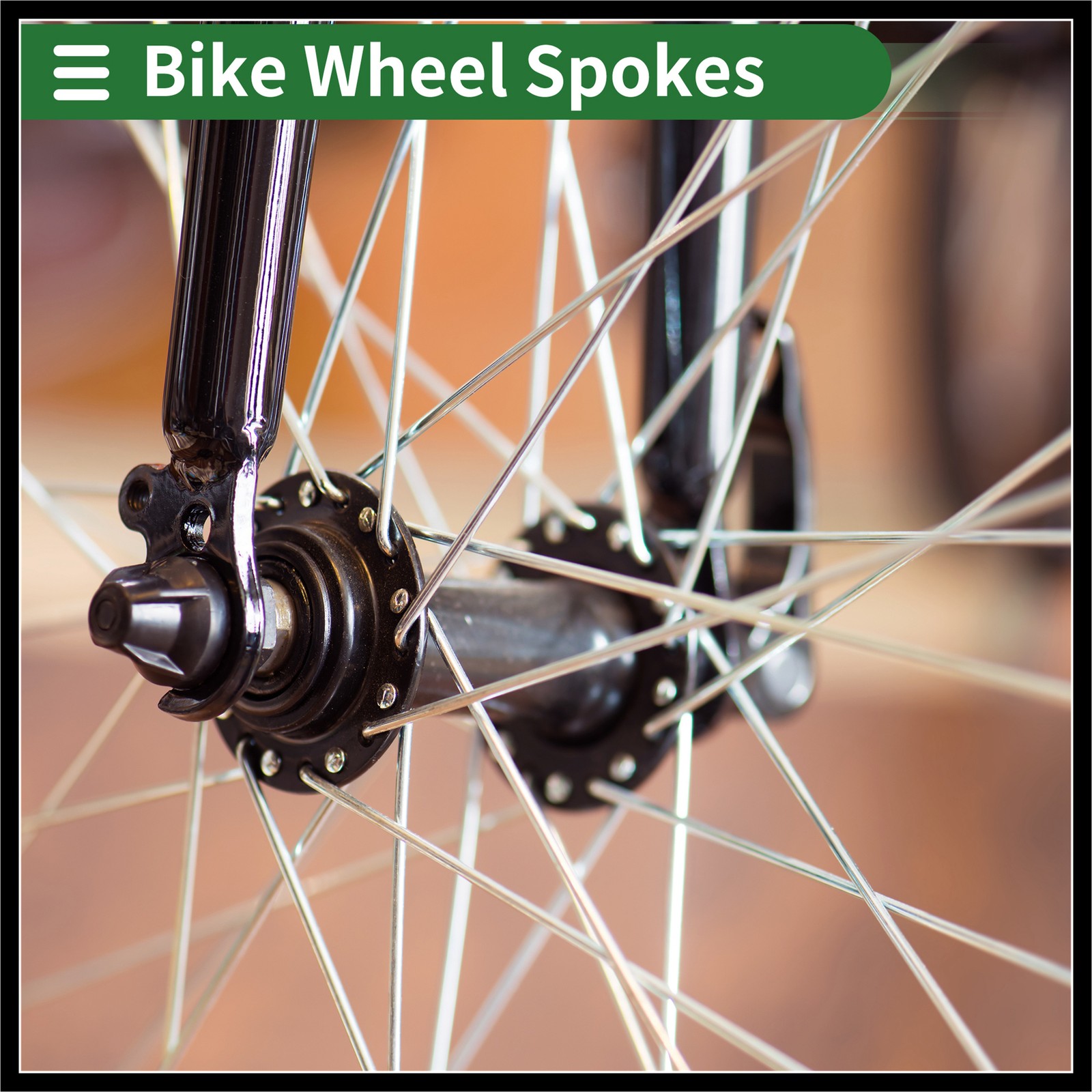 1Set 14G 245mm Length Bicycle Spokes Nipple Carbon Steel Black Universal
