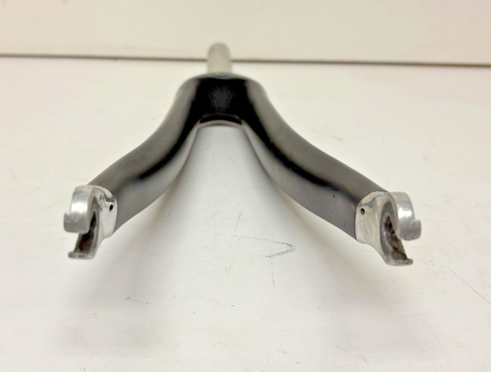 Black Carbon/Aluminum 700C Road Bike Fork 220mm 1-1/8″ Threadless Steerer GREAT