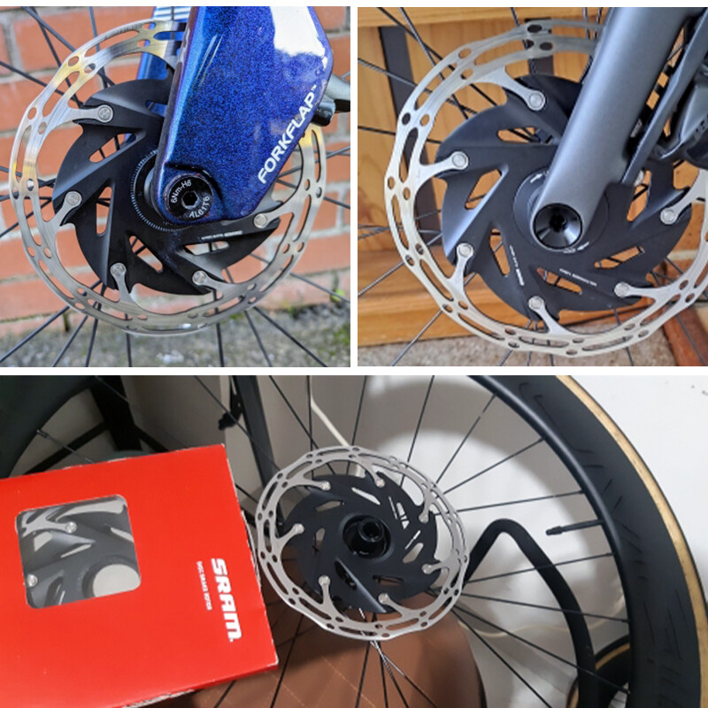 2PC SRAM Centerline XR Disc Brake Rotor 160mm Centerlock Red AXS CLX-R Road Bike