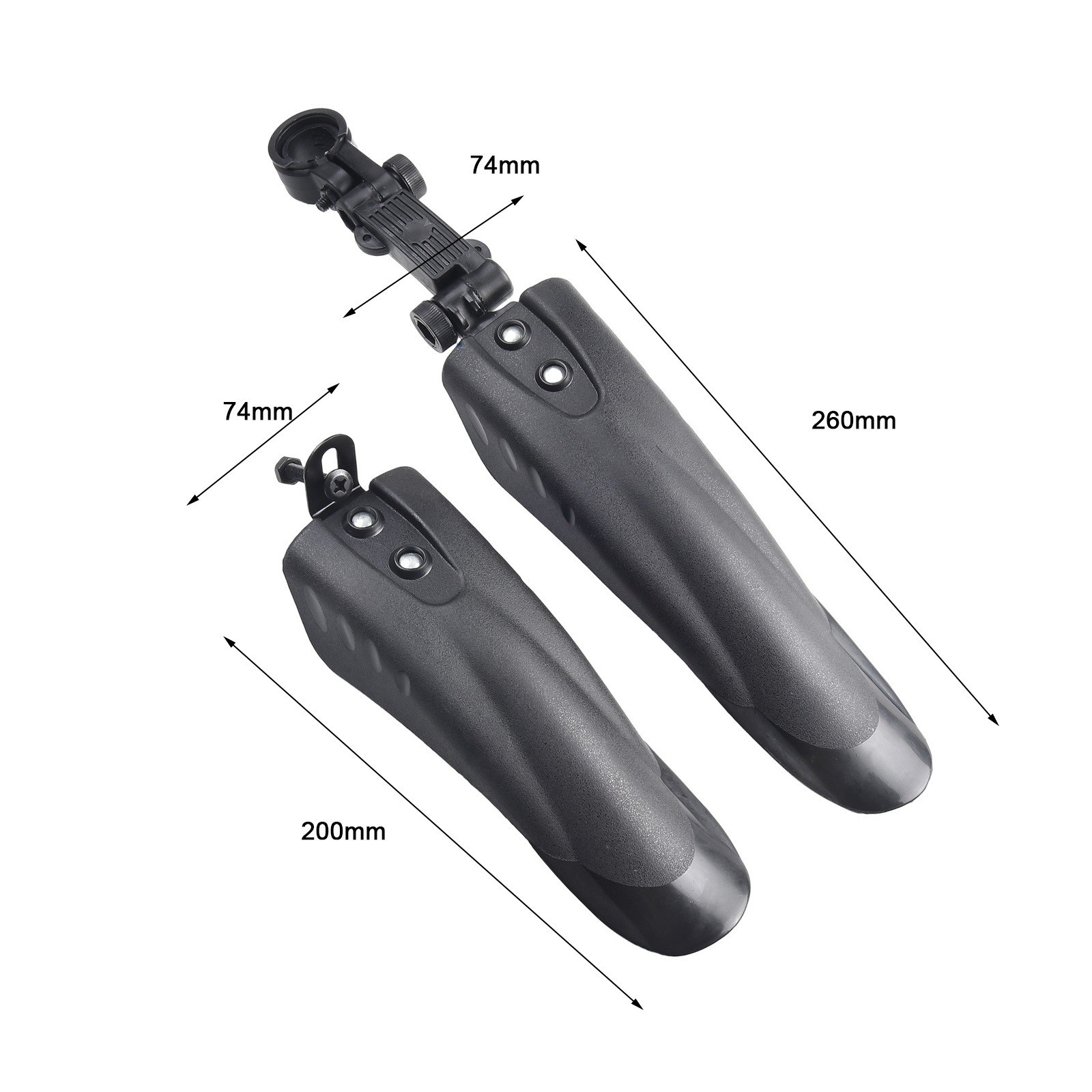 PVC Plastic Mudguards for 12 20 Inch Kids Bike Protects from Water and Dirt