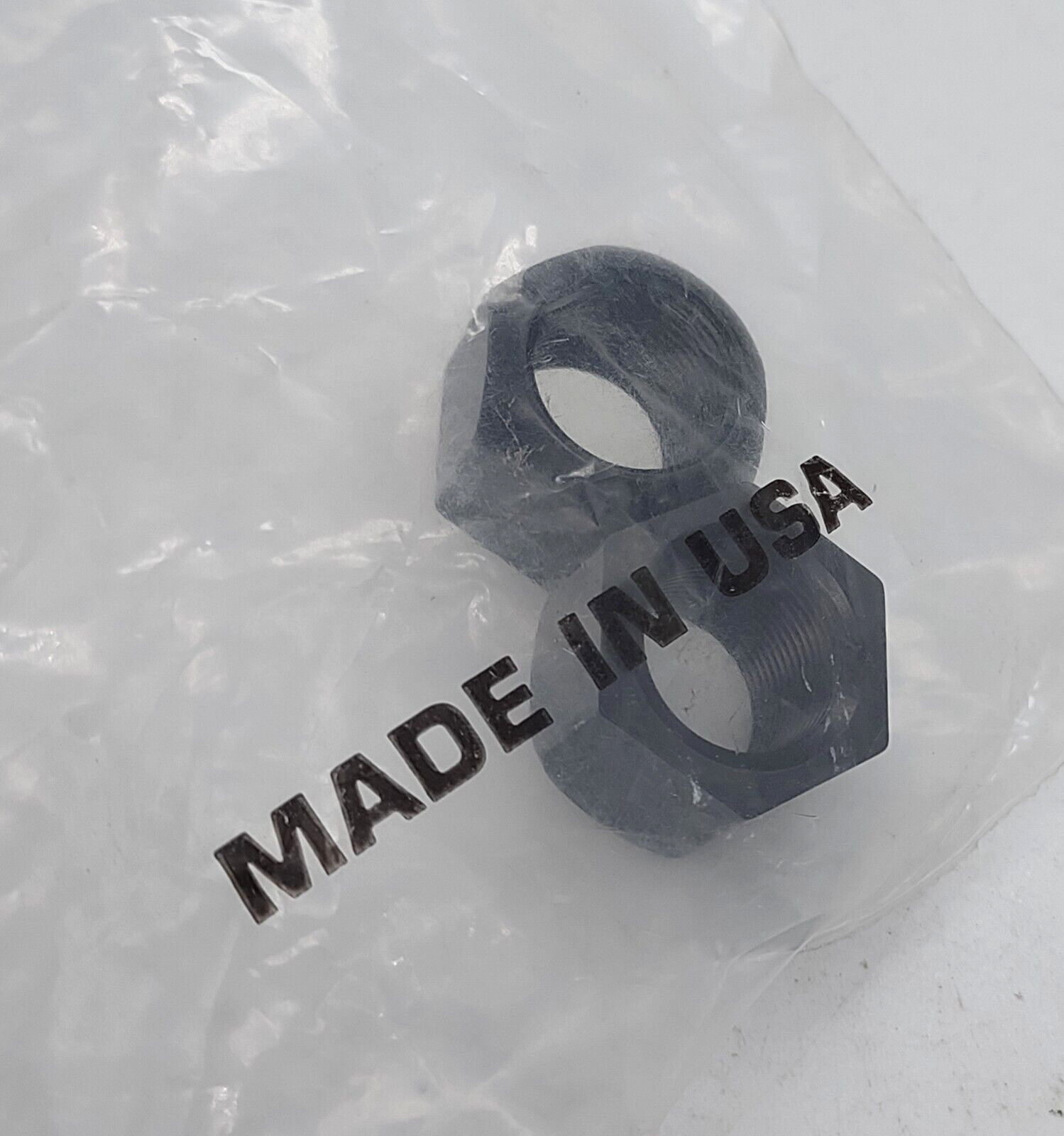 NOS Vintage BMX 14mm Hub Axle Nuts 2 Pair USA Made Alloy Mid School Oversized