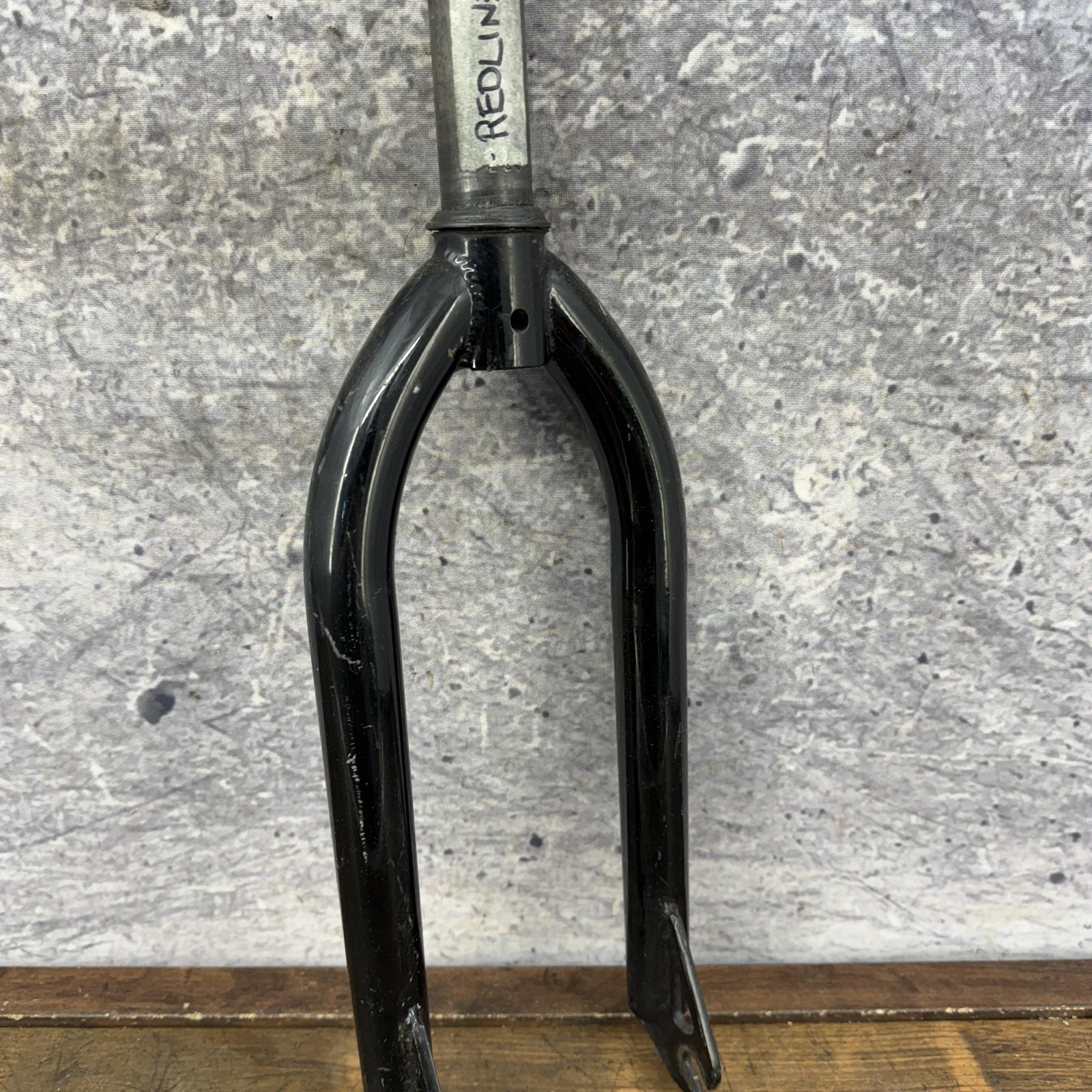 RedLine BMX Fork 20in x 1 1/8 Threadless Black Steel Race Bike