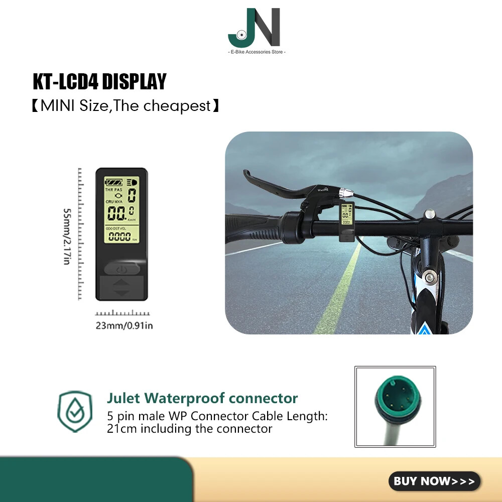 30A Controller Waterproof Conversion Kit with Display Ebrake Throttle PAS 1T4