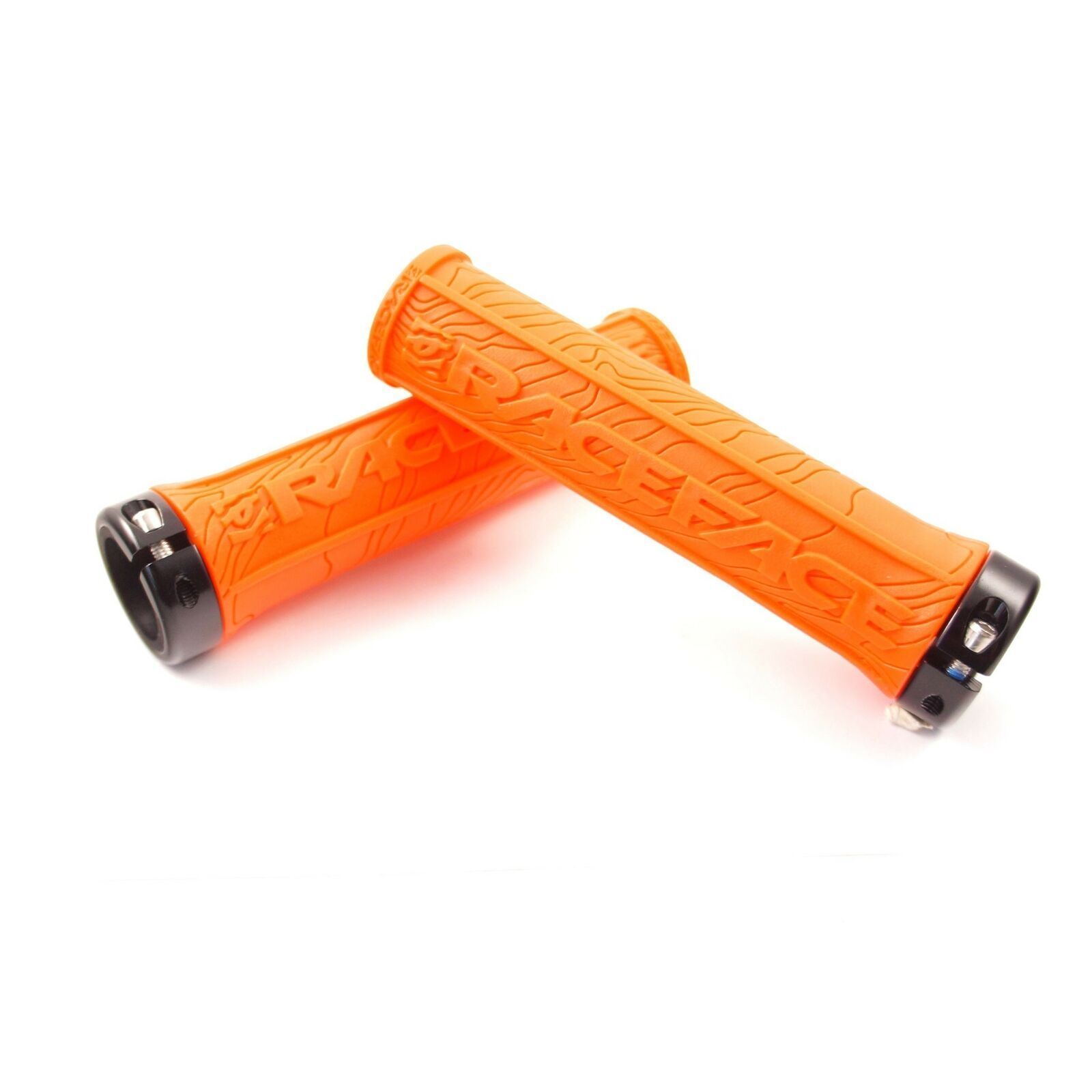 Race Face Half Nelson Lock-On Bicycle Bike MTB Grip Black / Orange z