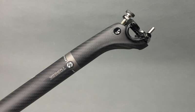 TOSEEK Carbon Fiber Seatpost Offset Mountain Road Bike Seatpost 27.2/30.8/31.6mm