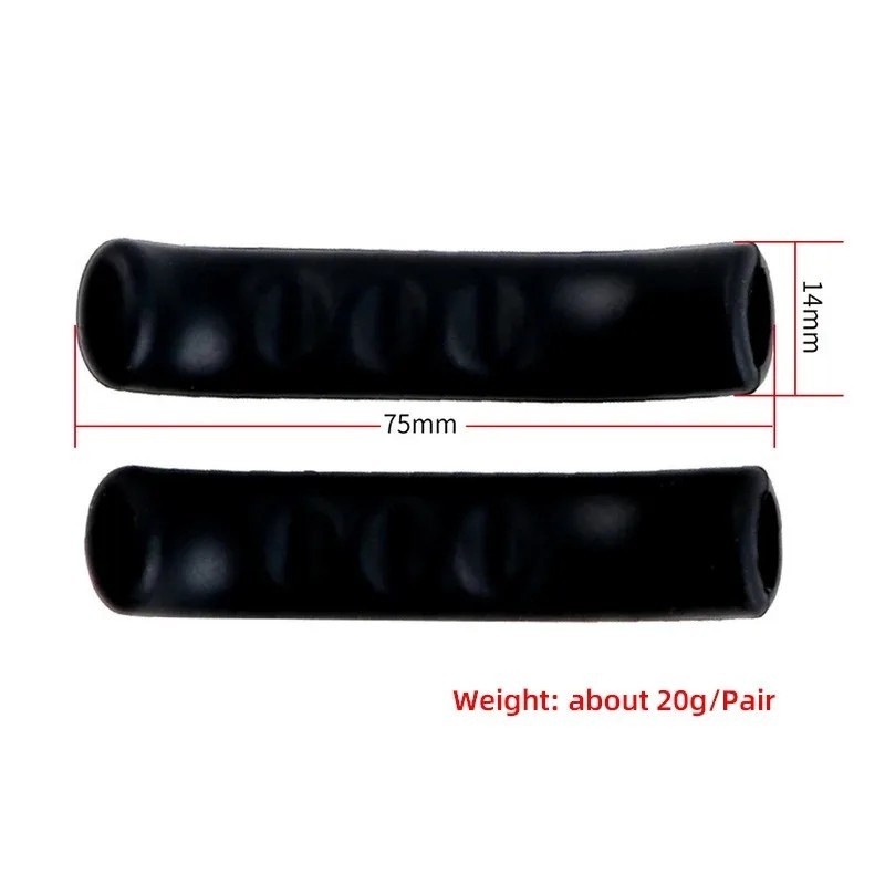 1Pair MEROCA Bike Brake Lever Silicone Grip Covers, Bicycle Handle Accessories