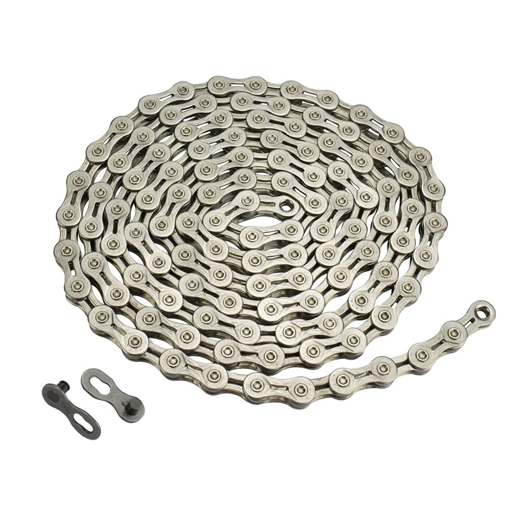 CYSKY Bike Chain 10 Speed Bicycle Chain 1/2 x 11/128 Inch 116 Links Steel Hig…