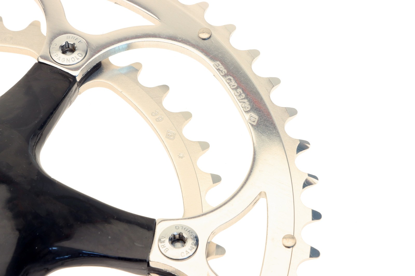 Campagnolo Chorus Carbon Crankset 10 Speed 53/39T 170mm Square Taper ’04 NOS NEW